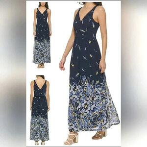 Sundress 16 Elegant Chic Country Club Old Money Maxi Events Navy New